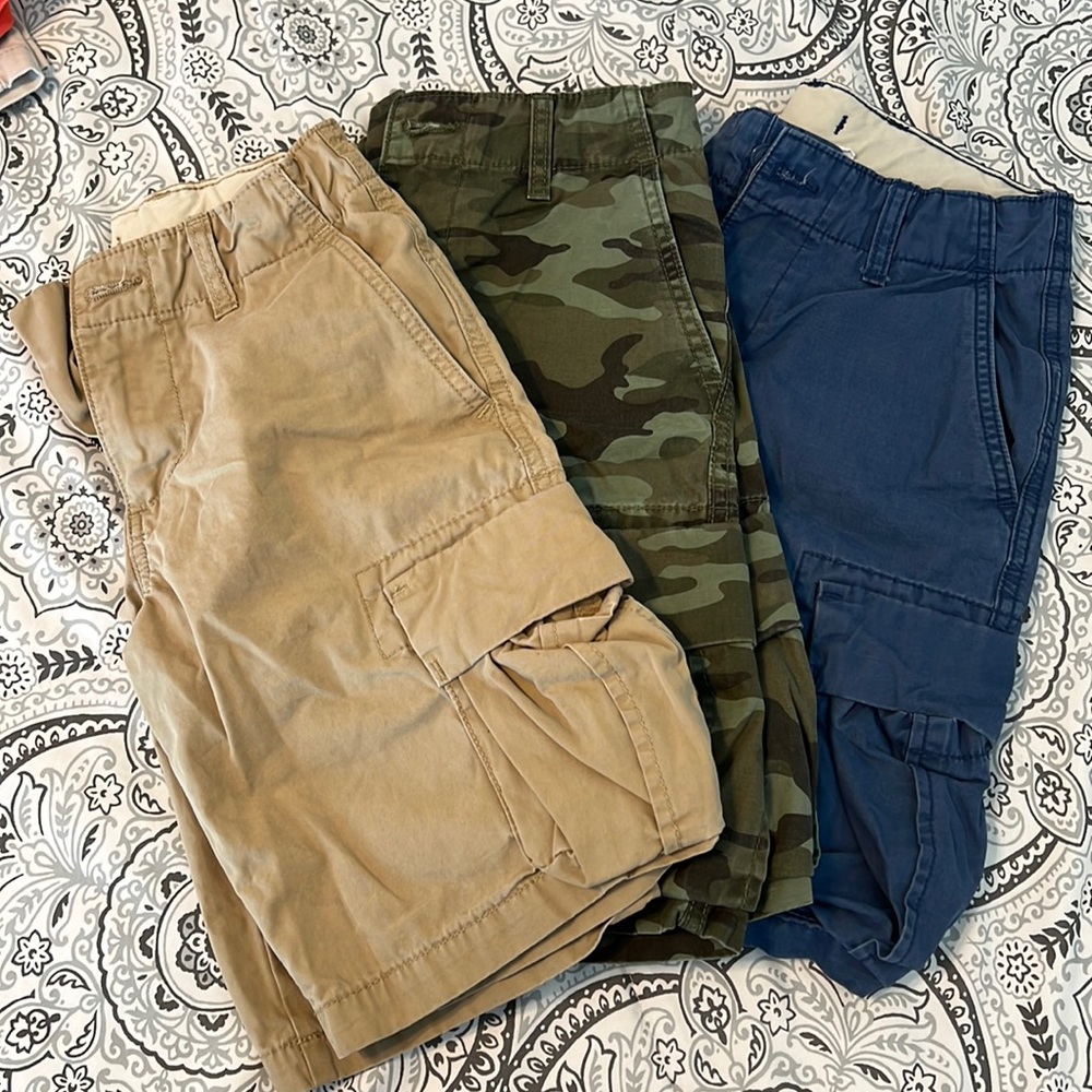 🧢BOYS🧢 GAP Cargo Shorts (qty: 3) - sz 10